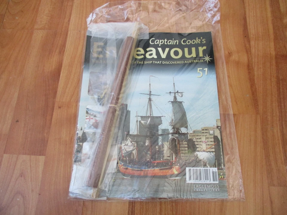 1/48 Eaglemoss Costruzione Capitano COOK Endeavour Modello Nave Problema 51 Inc - Immagine 1 di 1