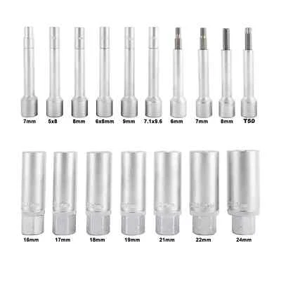 Kit 18 Chiavi a Bussola Per la Rimozione di Ammortizzatori e Dadi Attrezzi Auto - Immagine 1 di 4