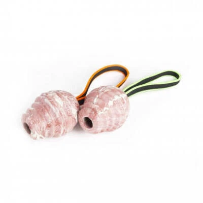 Julius K9 Duo Play Natural Rubber Dog Puppy Training Ball With Handle Chew Toy - Image 1 of 4