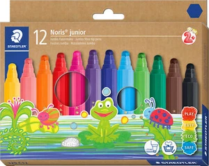 Pintor de fibra Noris Junior, grosor de trazo 2,5 mm, duradero, colores brillantes - Imagen 1 de 11