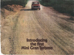 1969 Introducing BL Mini Gran Turismo 1275 GT, UK Issue Sales Brochure - ROUGH - Picture 1 of 2