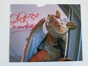 AHMED BEST In-Person signiertes Autogramm 20x25cm Star Wars - Bild 1 von 1