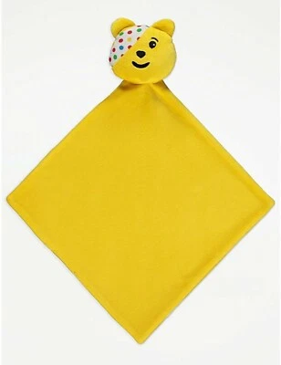 GEORGE Baby Children in Need Pudsey yellow comforter