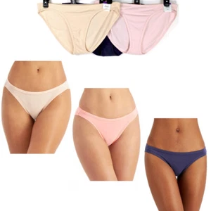 Jenni Solid Cotton Blend Bikini Choose Size & Color New Panty - Picture 1 of 11