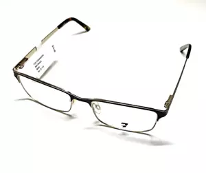 7 For All Mankind BWN braune rechteckige Herrenbrille 54-18-145, neu mit Etikett - Bild 1 von 7