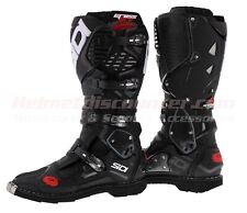 Sidi Crossfire 3 MX Offroad Motorcycle Boots - Black- Fast 'n Free Shipping