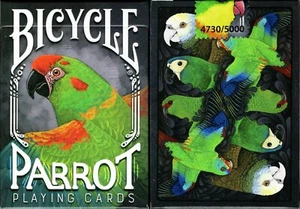 Mazo de tamaño de póquer para bicicleta de loro de edición limitada - Imagen 1 de 10