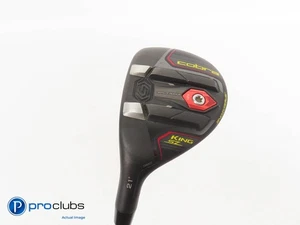 Nice! Left Handed Cobra King SZ 21* 4 Hybrid - UST Mamiya Reg Flex - 317082 - Picture 1 of 4