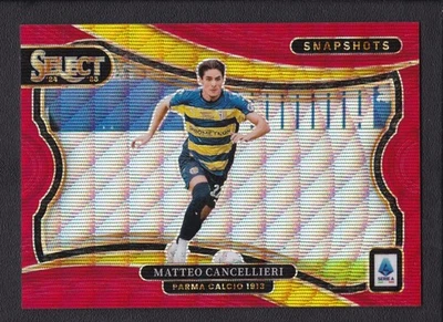 2024-25 MATTEO CANCELLIERI 04/49 PANINI SELECT SERIE A SNAPSHOTS WAVE RED - Image 1 of 2