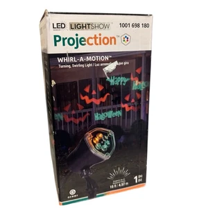 Gemmy LED Lightshow Projektion Whirl-A-Motion 15ft Projektionslichter Halloween - Bild 1 von 4