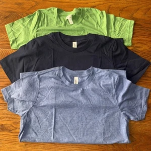 Lot of 3 Bella + Canvas Kids Size Large SS Crew Neck T-Shirts New - Picture 1 of 7