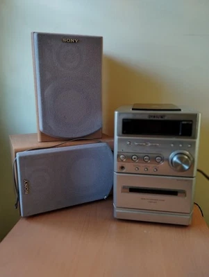 SONY HCD-EP313 Mini HiFi Stereo System RADIO CD PLAYER CASSETTE TAPE PLAYER ✅ - Image 1 of 3
