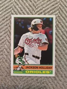 2025 Topps Heritage #329 JACKSON HOLLIDAY ORIOLES - Picture 1 of 2