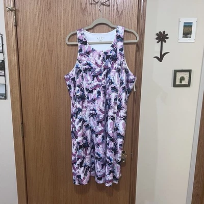 Livi For Lane Bryant Fit And Flare Fitness Dress Built In Bra Pockets Size 22/24 - Image 1 of 4