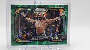 2024 Panini Prizm WWE - Trick Williams #1 Green Ice Prizm - Picture 1 of 2