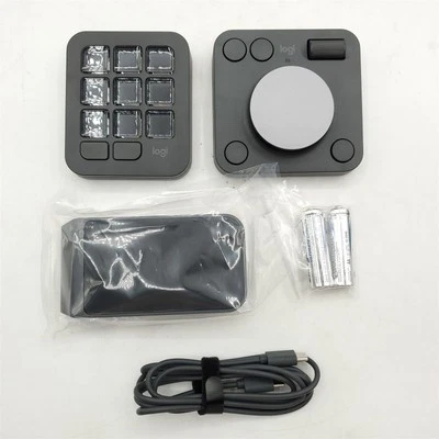 Logitech MX Creative Console, 9 Customizable LCD Keys, Stream Deck Accessories - Image 1 of 2