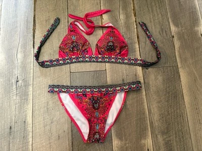 NWOT Unbranded pink pink bikini with design size L - Image 1 of 4