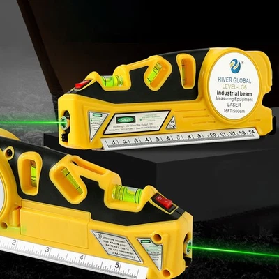 Laser-Level Multifunctional Horizontal Vertical Laser Wall Line Tool Measurement - Image 1 of 4