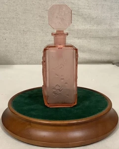Botella de perfume checa de cristal esmerilado Bacantes Lalique Hoffman estilo Art Deco - Imagen 1 de 8