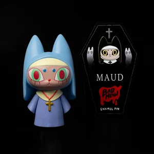 Figura de moda de vinilo coleccionable limitada BADMEAW MAUD 10 cm nueva en stock SIN CAJA - Imagen 1 de 7