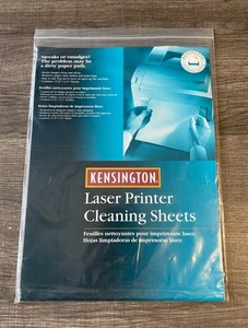 Neu Kensington Laserdrucker Reinigung Blätter 12 Stück - Bild 1 von 3