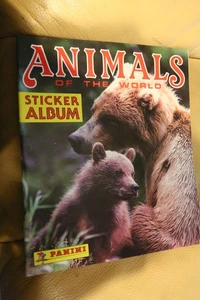 ANIMALS OF THE WORLD 1992 PANINI EMPTY STICKER ALBUM - Picture 1 of 5