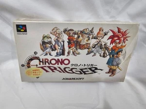 Chrono Trigger (SNES, 1995) - Japanese Version - Plastic Wrapper Torn - Picture 1 of 7