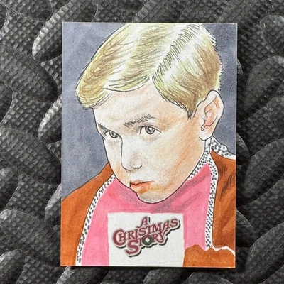 2024 CRYPTOZOIC A CHRISTMAS STORY 40TH ANNIVERSARY DARK SEIRYU SKETCH CARD RANDY - Image 1 of 2