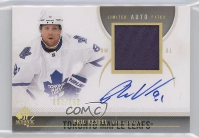 2010-11 SP Authentic Limited Auto Patch /100 Phil Kessel #3 Patch Auto - Image 1 of 2