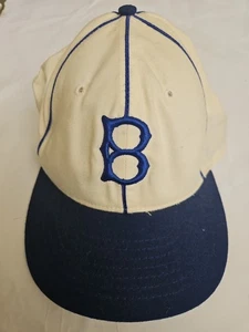 Vintage Brooklyn Dodgers Cooperstown Collection Fitted Hat 7 1/4 Roman Pro USA - Picture 1 of 10