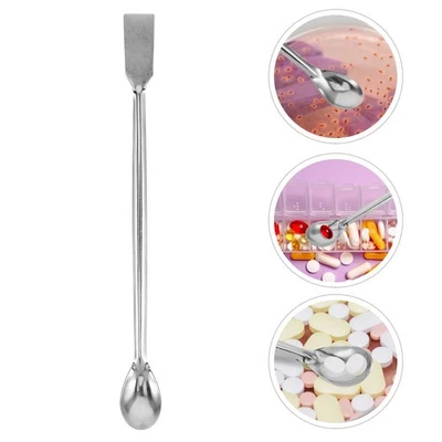  Cucchiaio per la pulizia del crogiolo: manico lungo in acciaio inossidabile e - Immagine 1 di 4