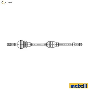 DRIVE SHAFT 17-1395 FOR FORD TRANSIT/Bus/Platform/Chassis/Van/TOURNEO 2.2L 4cyl - Picture 1 of 9