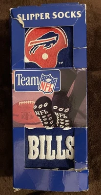 Calcetines Deportivos Estampado Balones de Fútbol NFL Buffalo Bills Años 80/90 DE COLECCIÓN SIN USAR EN CAJA Foto 1 de 4