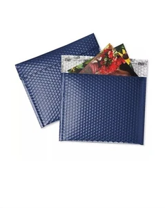 30 Matte Glamour Royal Blue Poly Bubble Mailers Envelopes 11 x 13 3/4” S-23392NB - Picture 1 of 7