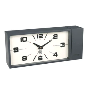 Dulton Double Face Uhr rechteckig H21-0362 grau Wand Tisch Display aus Japan - Bild 1 von 7
