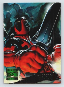 Fleer 1995 Marvel Masterpieces Picks #120 DEADPOLL Trading Card MCU Wolverine - Picture 1 of 2