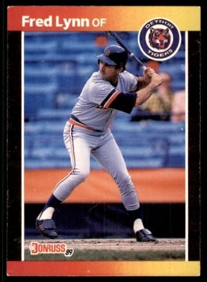 1989 Donruss Fred Lynn Detroit Tigers #563 - Image 1 of 2