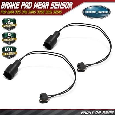 2pcs Front or Rear Brake Pad Wear Sensor for BMW 325 318i 318is 325e 325i 325is - Image 1 of 4