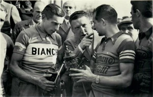 Foto cartolina COPPI e BARTALI - Picture 1 of 1