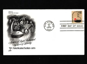 OPC 1979 San Juan PR #1608 FDC Artcraft Cachet Iron Betty Lamp Unaddressed 43712 - Picture 1 of 1