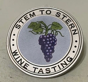 "Spilla degustazione vini DCL ""Stem To Stern"" - Spilla degustazione vini 1,25" - Foto 1 di 2