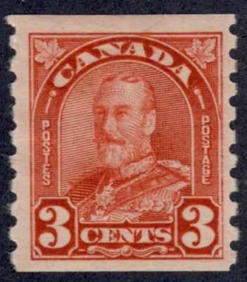 CANADA 1931 SC 143 - MHR 3c COIL, very fresh cv $18.00  *Bay Stamps* - Image 1 of 2