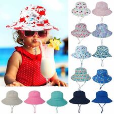 Summer Baby Sun Hat for Girls Boys Outdoor Beach Hat Kids Bucket Cap 0-8 Years