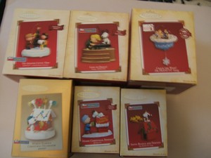 Hallmark Peanuts Ornaments 2003/04/05 - Lot of 6