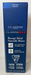 Clarins Paris Men Smooth Shave Foaming Gel Razor Relief 150ml/5.25oz Sealed NEW - Picture 1 of 5