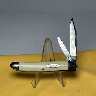 Vintage Case Tested knife 1920-1940 Stockman Knife 6218 very nice White Handle - Image 1 of 4