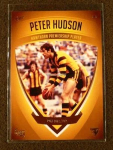 2011 SELECT HAWTHORN HERITAGE PREMIERSHIP PLAYER CARD PETER HUDSON - Picture 1 of 1