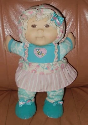 Mattel My First Cabbage Patch 1995 niño capó sonajero muñeca peluche de colección Foto 1 de 4