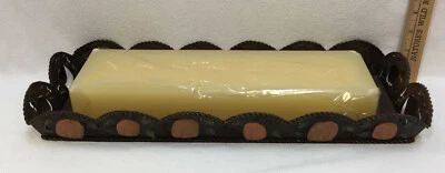 Candelabro Otoño Bandeja de Metal Centro de Mesa Calabaza Acción de Gracias Cosecha Decoración Foto 1 de 4