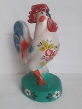 Figurine of the Rooster from papier-mâché Khokhloma hand-painted